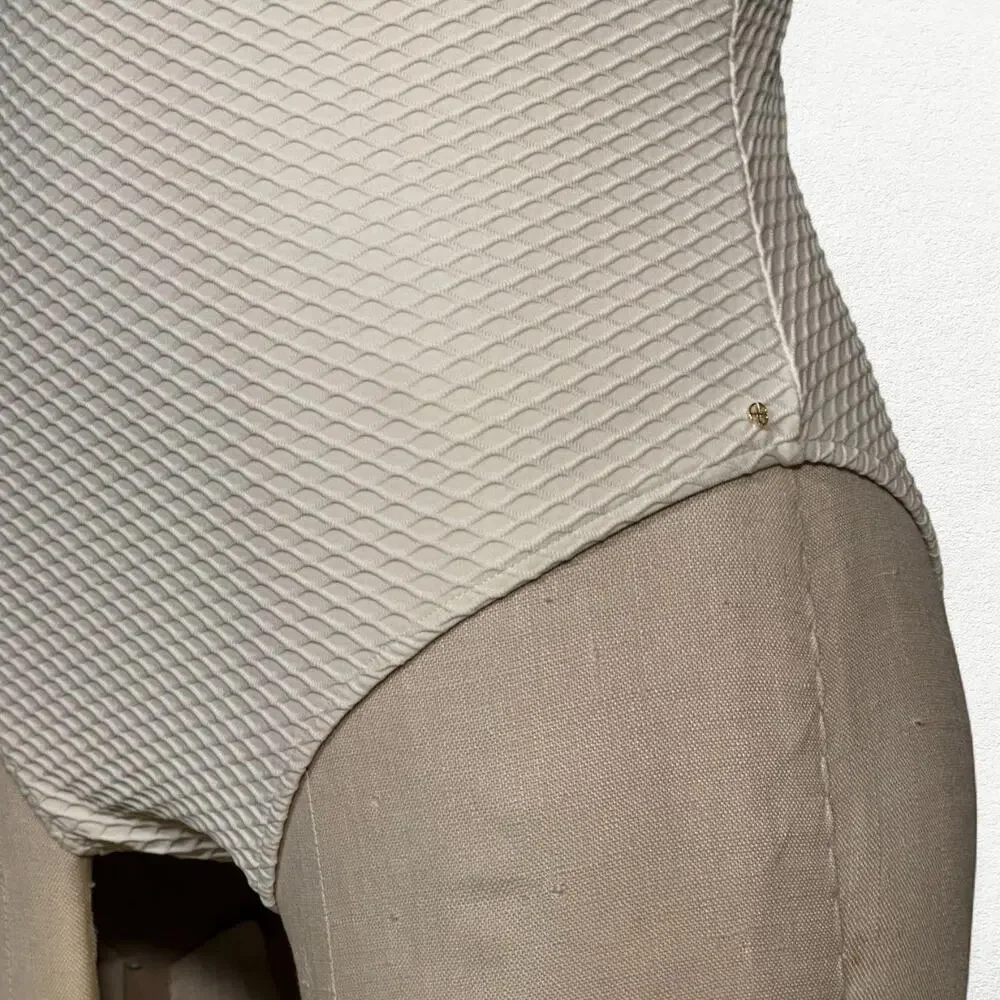Anine Bing Jace One Piece in Cream